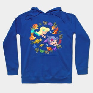 little mermaids in a row Hoodie